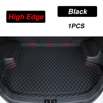 For MG HS 2025 EHS MK2 2024~2026 Leather Car Trunk Mats Waterproof Protective Pad Anti Dirty Tray Liner Car Interior Accessories