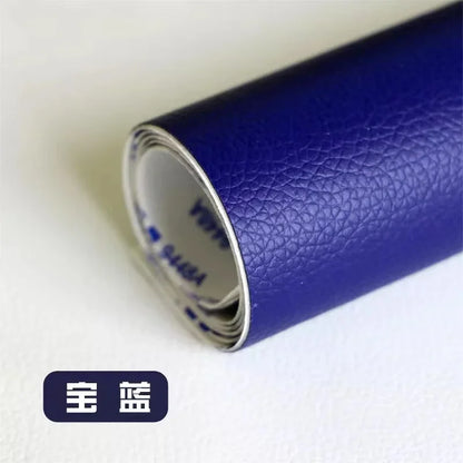 PU Artificial Faux Leather Self-adhesive Fabric for Upholstery Interior Car Seats Patches Bags Furniture Leatherette Fabrics