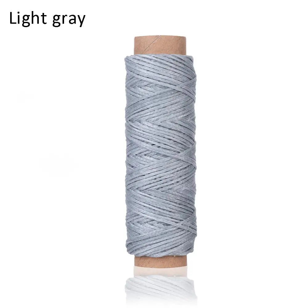 30m/roll Waxed Thread Cotton Cord String Strap Hand Stitching Thread for Leather Handicraft Tool Material Accessories