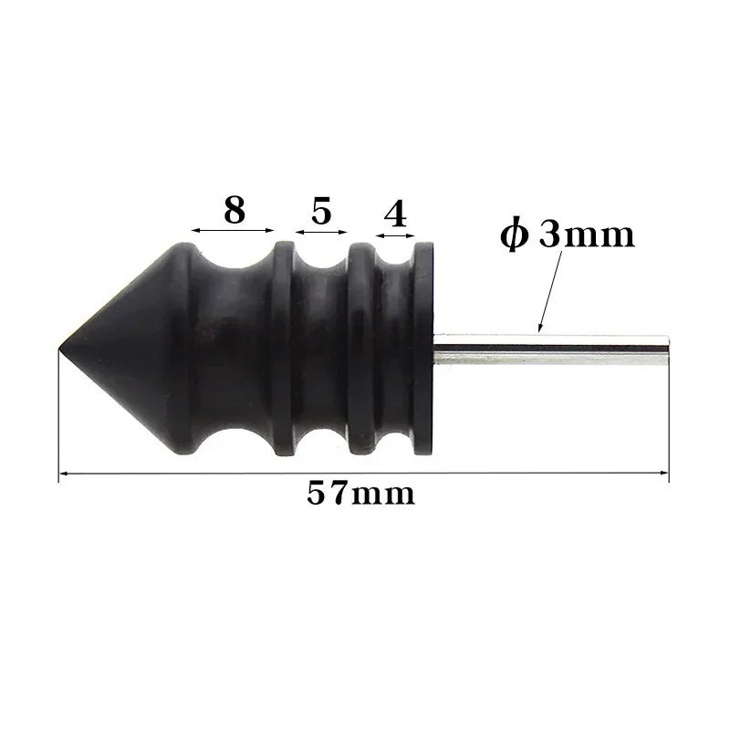 Leather Edge Electric Polishing Machine Bit Leather Craft Tools Sandalwood Head Leather Burnisher DIY Leather Grinding Tool
