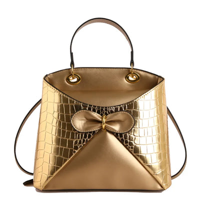 2026 New Women's Handbag Fashion High Quality Bow Women's Shoulder Bag Advanced Versatile Multi Functional Mobile Storage Bag
