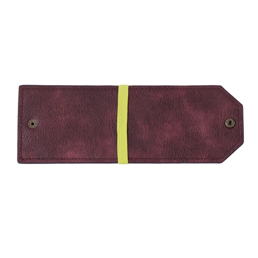 Quick Cash Access Leather Wallet, Cash Keeper Wallet, Slim Portable Leather Card Holder for Men Women