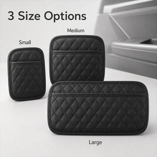 CAR ACCESSORIES MEN - 1 PIECE PU LEATHER CAR SEAT ORGANISER, MOBILE PHONE SUNGLASSES STORAGE, WATERPROOF DOCUMENT HOLDER