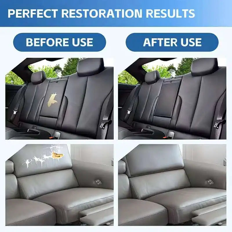 Self-Adhesive Pu Leather Repair Patch, Waterproof and Wear-Resistant Synthetic Leather Patch, Can Be Freely Cut, Used for Car Seats, Sofas, Bags, Shoes, Furniture Renovation, DIY Soft Decoration Leather Tape