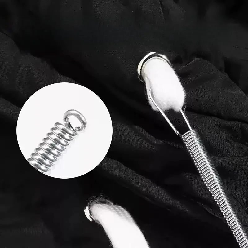 DIY Sewing Bendable Spring Drawstring Threader Clip Elastic Band Lace Cord Flexible Thread for Pants Hoodies Accessories