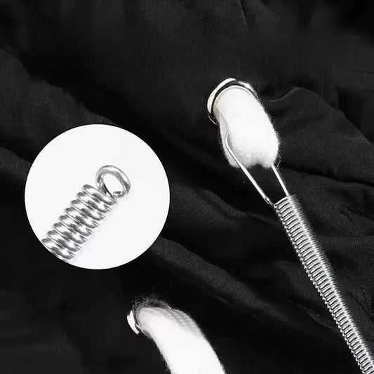 DIY Sewing Bendable Spring Drawstring Threader Clip Elastic Band Lace Cord Flexible Thread for Pants Hoodies Accessories