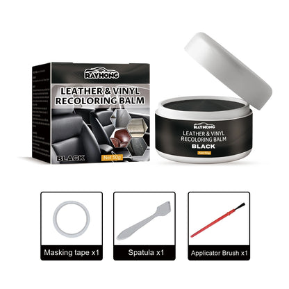 Leather Color Restorer Cream Kit for Car Seats Furniture Jackets Shoes Scratch Repair polish Renovation Cream DIY Leather Care