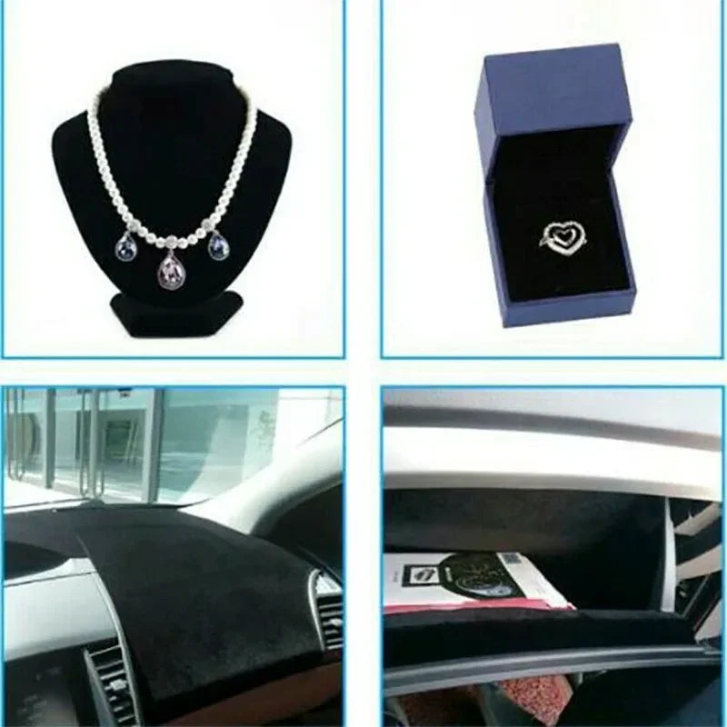 20x30cm-50x150cm Synthetic Leather Self-adhesive Fabric Suede Adhesive Fabrics By Meter Car Interior Door Velvet Cloth DIY Trims