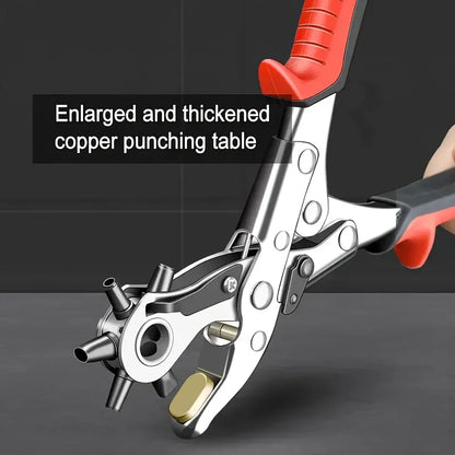 Leather Hole Punch Leather Tools Multifunctional Ordinary Carbon Steel Belt Puncher Punching Tool Belt Hole Puncher Crafts Tool