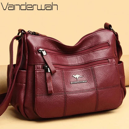 High Quality Leather Handbags Women Bags Luxury Brand Designer Shoulder Crossbody Hand Bags for Women 2026 Purses and Handbags
