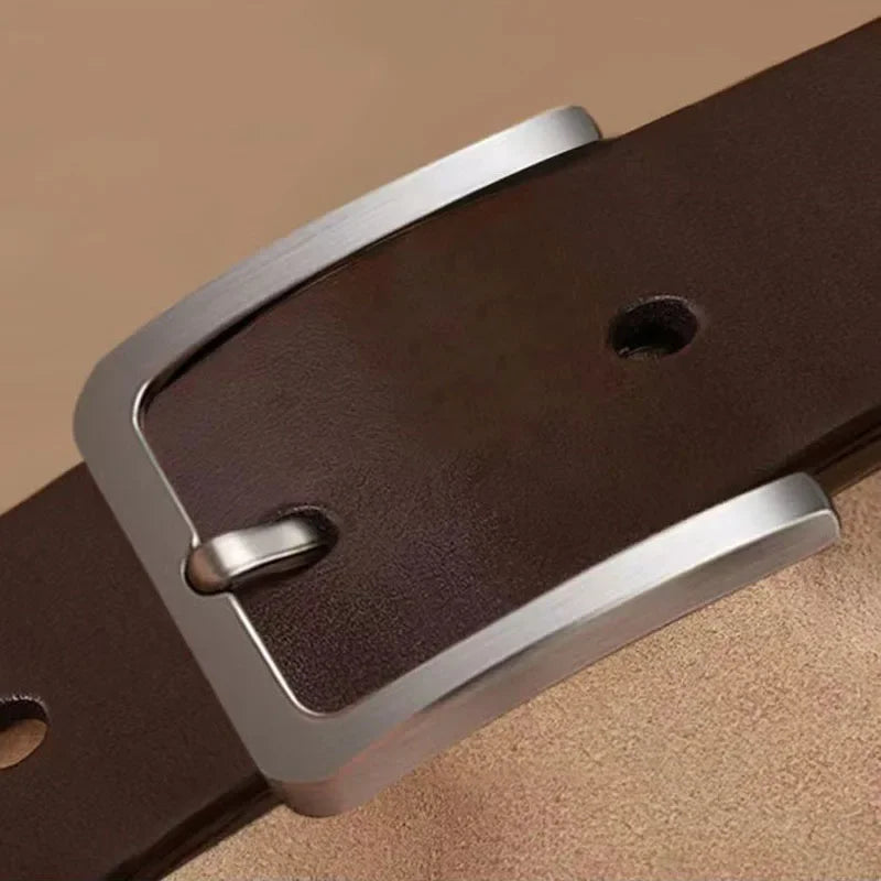 Men's Belt Business Luxury Designer Brand PU Leather Belts Jeans Pin Adjustable Alloy Buckle Waist Straps Belts 105 120 125cm