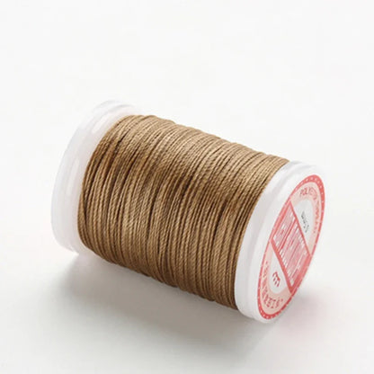 Waxed Thread For Leather DIY Accessories Leather Craft Sewing Thread Round Waxed Thread Polyester Cord Wax Coated Strings