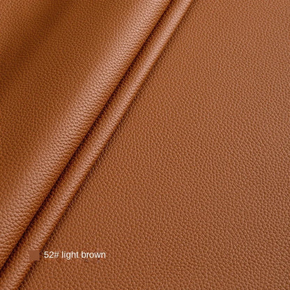 Litchi Textured PU Leather Fabric Thickened for Sofa Car Seats Designer Handmade Diy Sewing Material Cloth By The Meter