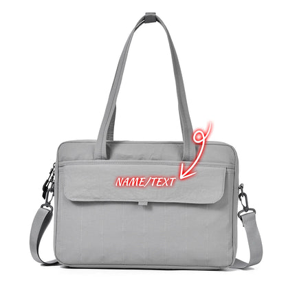 Customized Logo Laptop Bag, High-End Tablet Storage Shoulder Tote Bag,Briefcase, Commuter Handbag, Women's iPad Personalized DIY