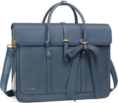 Laptop Bag 13 14 15 16 inch for MacBook Air Pro M4 M3 M2 HP Notebook PU Leather Backpack Messenger Bag Handbag Women Briefcase