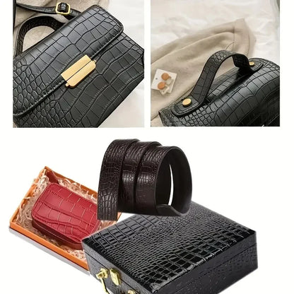 Crocodile Texture Self Adhesive Artificial Leather Repair Patch Repairing Sofas Furniture Seats DIY Leather Synthetic Leather