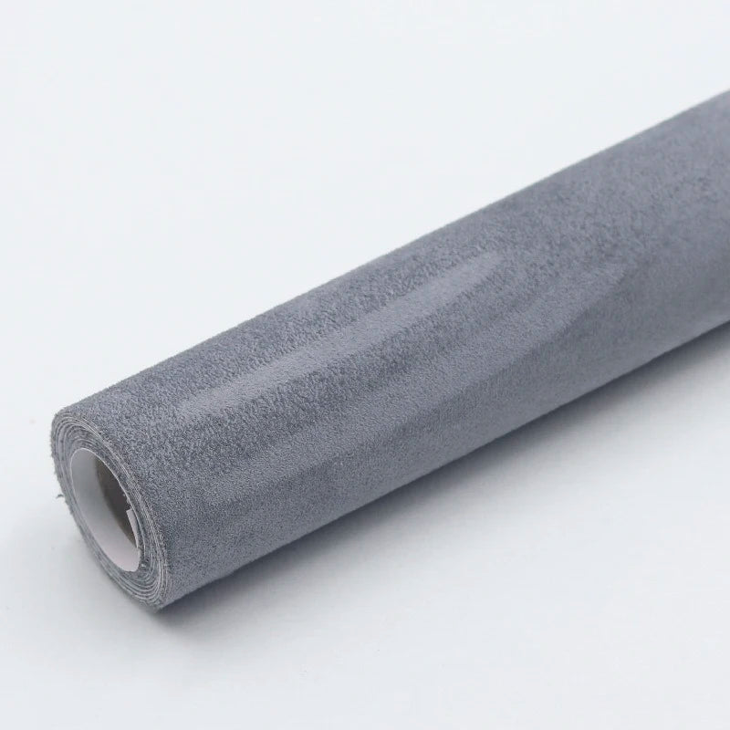 Suede Self-adhesive Fabric Adhesive Synthetic Leather Car Interior Dooration Velvet Fabrics Sticker Faux Suede Repair Patches