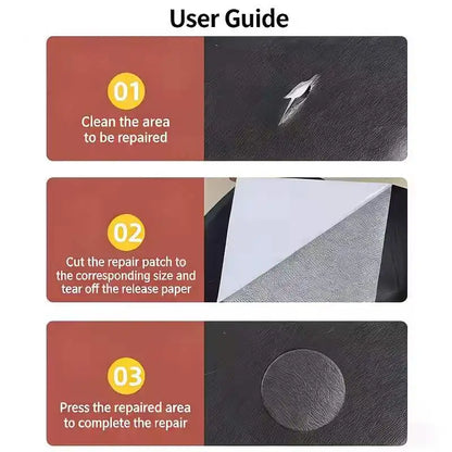 DIY Self-Adhesive Faux Leather Repair Patch for Car Seat Sofa Upholstery, Furniture Refurbish Stickers