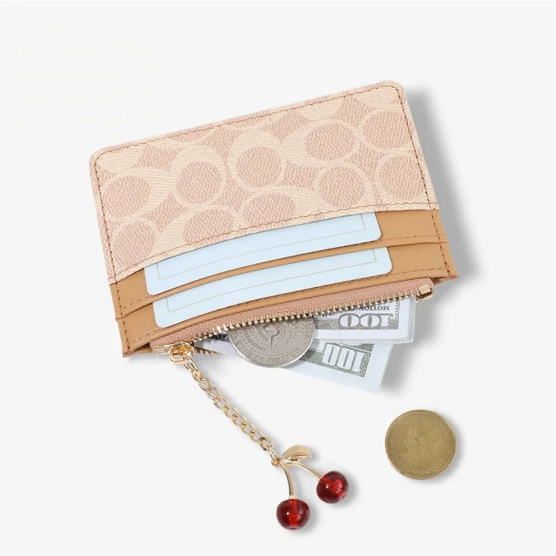 Luxury Design Wallets for Women Multi‑Function Card Holder PU Leather Female Vintage Small Card Bag Short Women's Purse