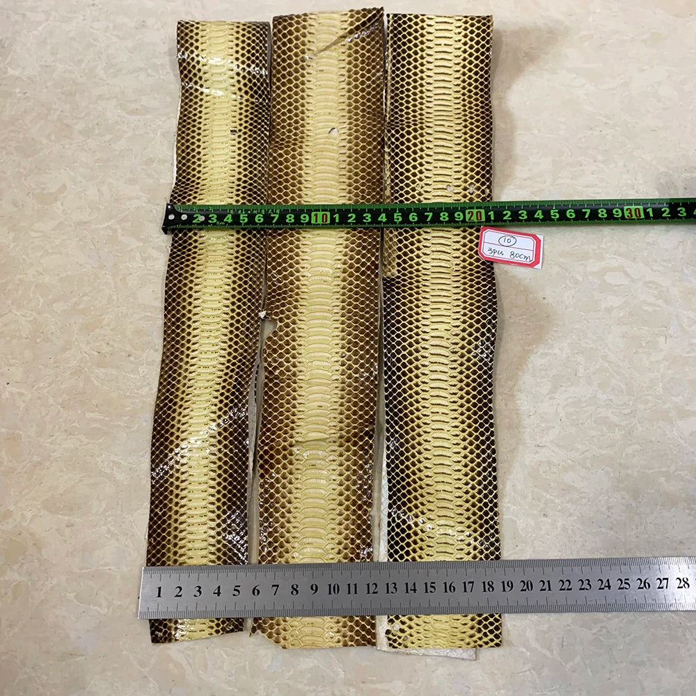 Leather Snake Skin for Phone Case and Belt DIY,Handmade Watch Strap Making Materials, Color Series, Special Offer