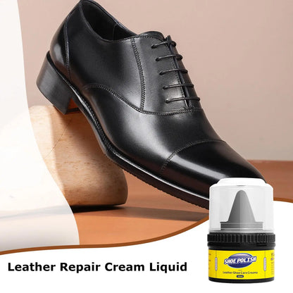 Leather cream leather care agent 50ml leather shoe care cream colorless shoe wax car leather care and interior cleaner