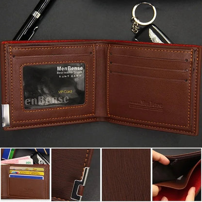 Personalized Leather Wallet for Men – Custom Engraved Name or Monogram –   Bifold Wallet – Custom Gift for Dad,
