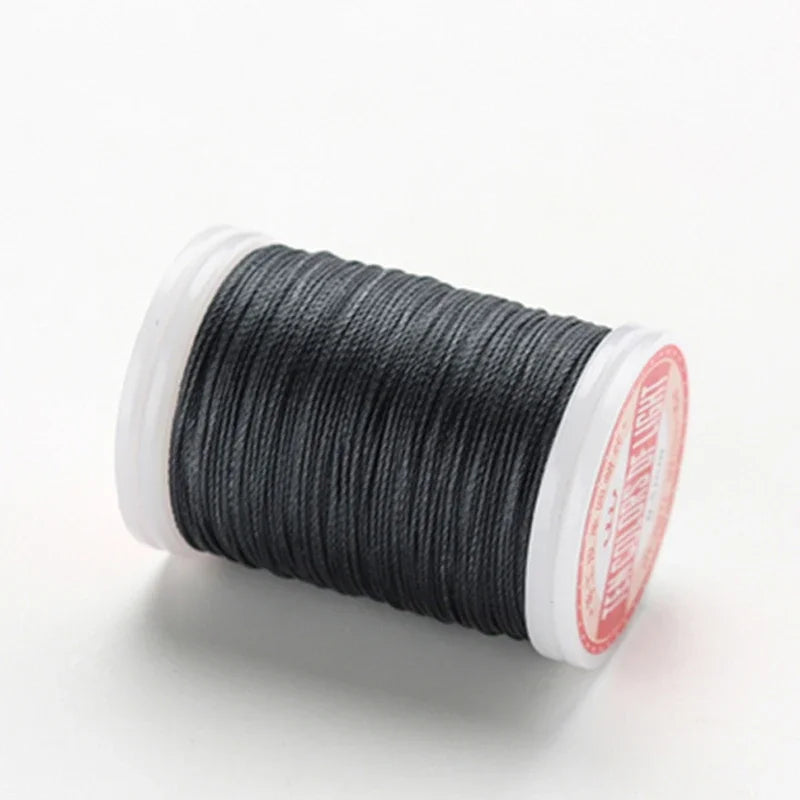 Waxed Thread For Leather DIY Accessories Leather Craft Sewing Thread Round Waxed Thread Polyester Cord Wax Coated Strings