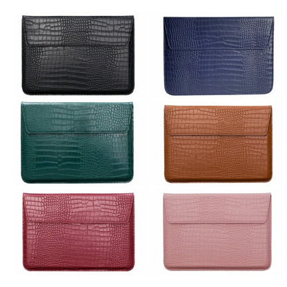 Magnetic Closure 13inch Laptop Bags Leather Bracket Laptop Sleeve Pouch Waterproof Lightweight Notebook Sleeve