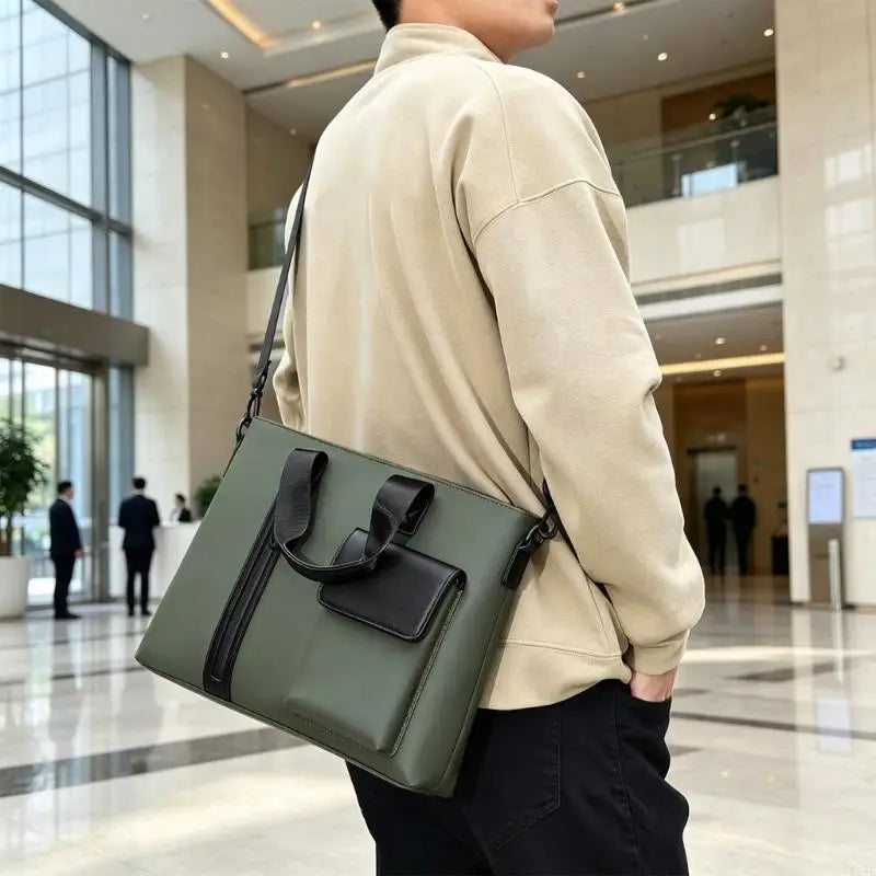 Spacious Laptop Bag Comfortable Shoulder Water and Dust Proof Bag For 15.6Inch Laptop Bag Handbag F19E