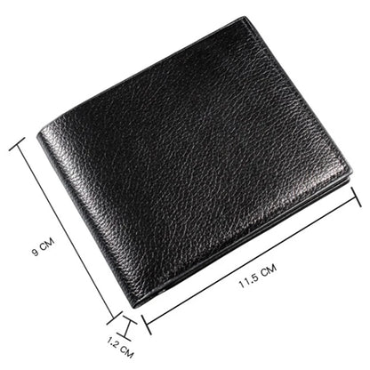 Men's Wallet Genuine Leather Men Wallets Premium Product Real Cowhide Wallets for Man Short Black Wallets Portefeuille Homme