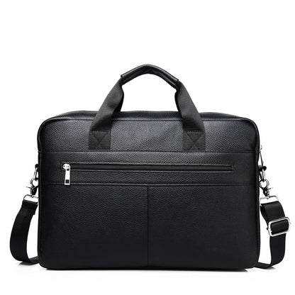 SCHLATUM Genuine Leather Briefcases Hard For Men Luxury Handbags Laptop Briefcase Bags 15 Inch Office Bussiness Computer Bag