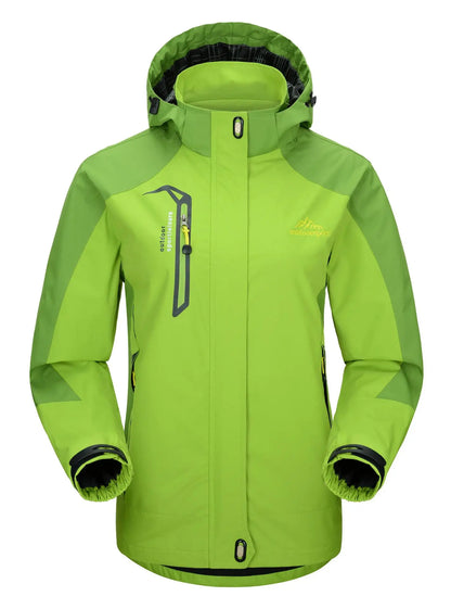 Men's Waterproof Windproof Rain Jacket Hiking Trekking Ski Outdoor Sports Coat Lightweight Packable Hooded Raincoat for Travel