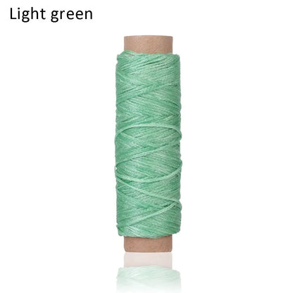 30m/roll 150D Flat DIY Hand Stitching Leather Sewing Line Waxed Thread Cord