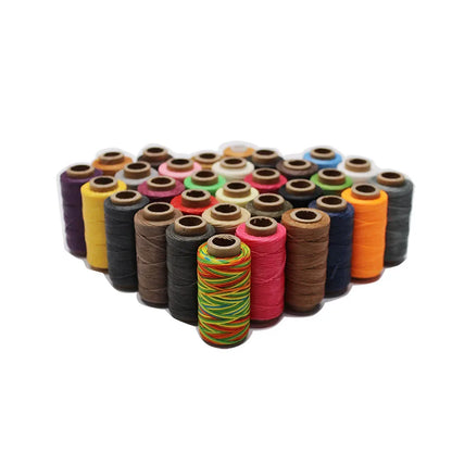 50m 0.8mm Leather Sewing Waxed Thread Wax Cord String Hand Stitching Craft DIY
