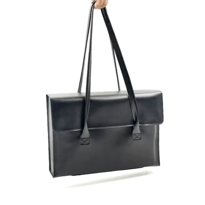 Ladies PU Leather Laptop Bag Handbag 13/14/15.6/16 Inch For Macbook Air Tablet HuaWei MateBook Thinkpad Single Shoulder Bags