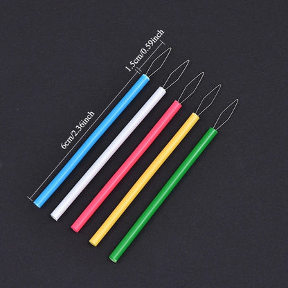 5/10pcs Colorful Threaders - Threading Tool, DIY Sewing Accessories, Easy Needle Threader for Beading and Elderly Assistance
