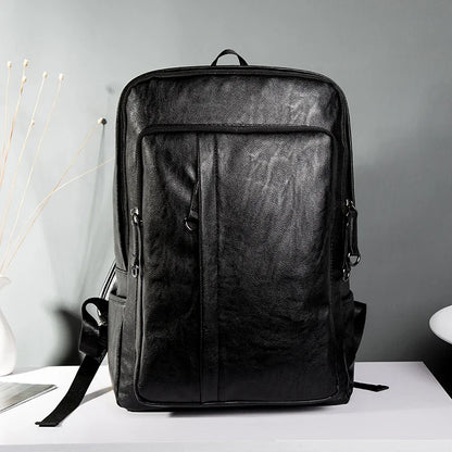 Men's Backpack Men Genuine Leather Backpack For Teenagers Casual Men Backpacks Large Capacity Laptop Backpack Luxury Travel Bags
