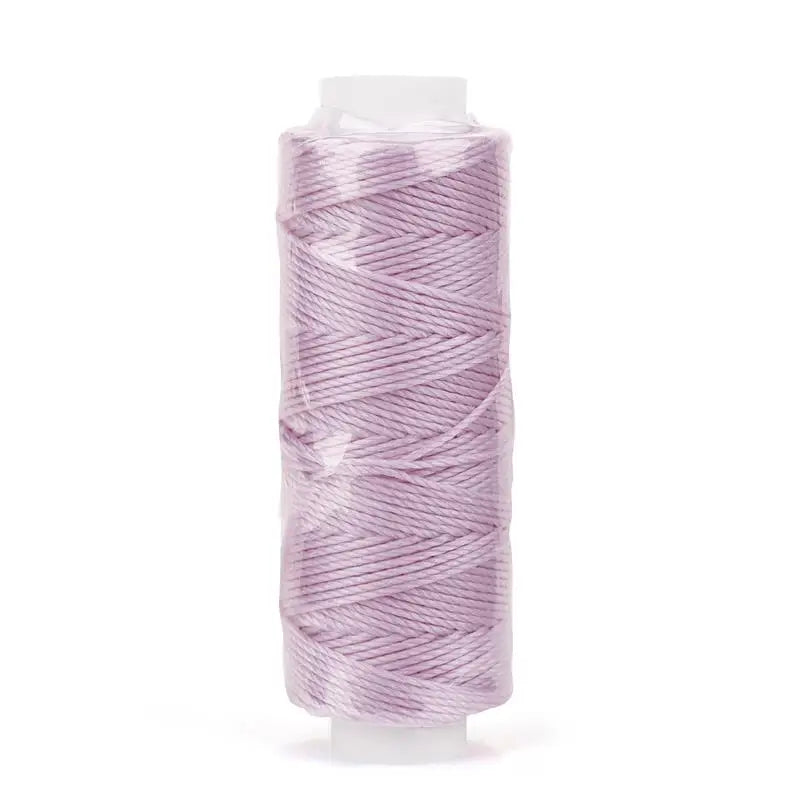 0.65mm Leather Waxed Thread Cord Polyester Coated Sewing Thread DIY Handmade Leather Stitching Rope Bracelets Jewelry 25M