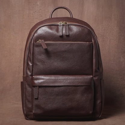 GURO Higher Quality Genuine Leather Backpack Men's Commute Business Travel Bag Women Luxury Cowhide Schoolbag Office Laptop Bags