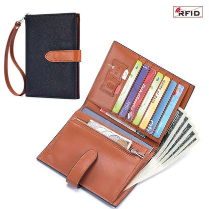 Women Wallets Genuine  Leather Female Purse Mini Hasp Solid Multi-Cards Holder Coin Short Wallets Slim Small Wallet