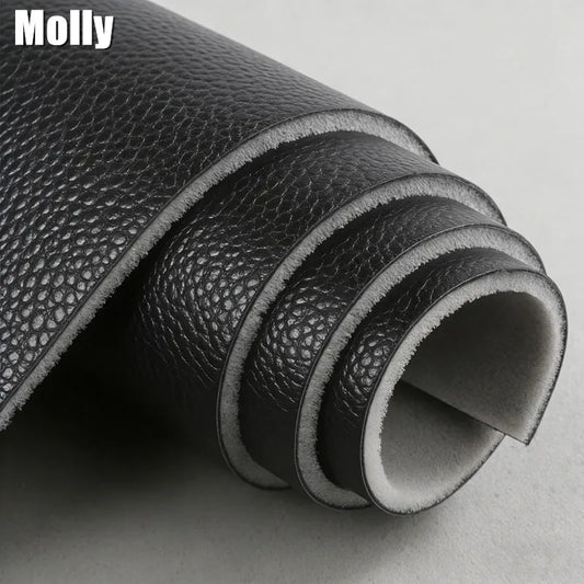 Faux Leather Fabric Sponge Quilted Car Interior Material PU Leather Fabric with Foam Packing for Car Seat Cover Sofa Cushion DIY