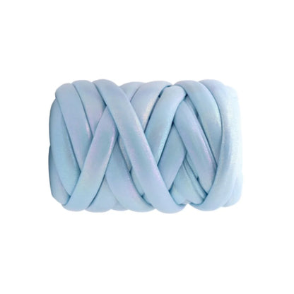 500g Thick Super Bulky Chunky Imitation Metal Leather Yarn for DIY Knitting Crocheting Thread Yarn for Handmade Bags Shoes Craft