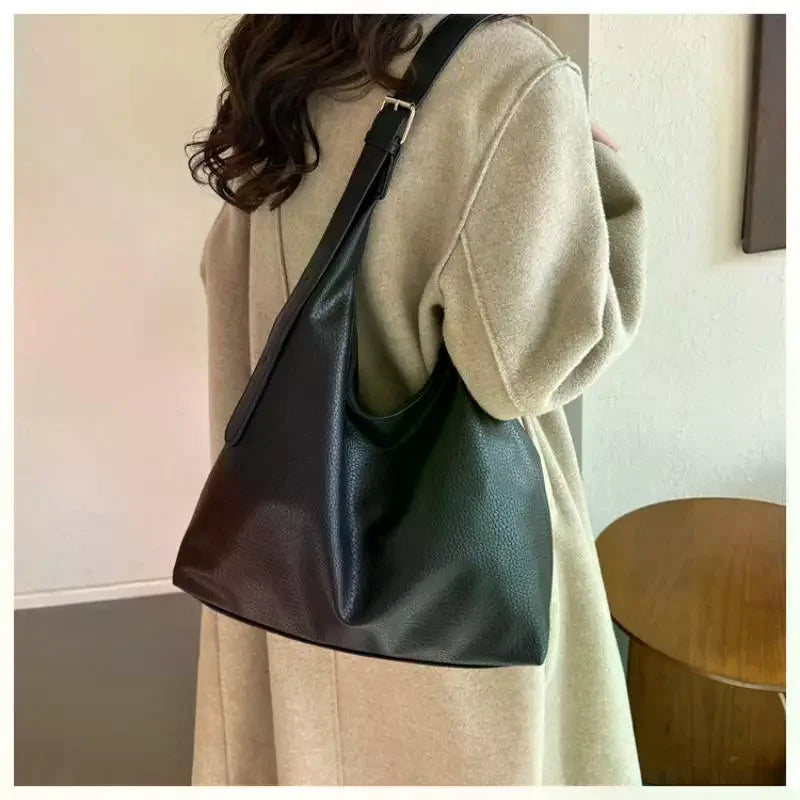 Fashion Leather Tote Bag For Women Trend Female Simple Large High Capacity Shoulder Bag Women Handbags Messenger Bags
