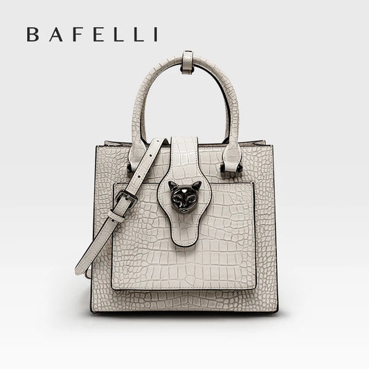 2026 NEW WOMEN'S HANDBAGS BUSINESS LADY GENUINE LEATHER ORIGINAL LUXURY BRAND DESIGNER OFFICE FEMALE BAGS CROSSBODY CAT PURSE