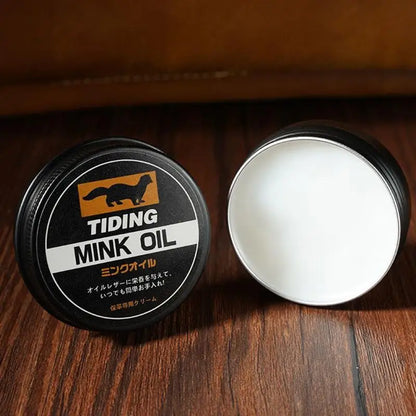 Mink Oil Cream Practical Leather Maintenance Cream Leathercraft Accessories for Shoes Bags Leather Care Repair Wax Dropshipping