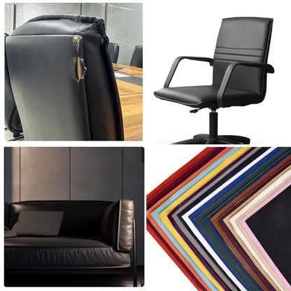 PU Leather Patches Stickers Self Adhesive Leather Fabric Adhesive Sofa Bag Seat Repair DIY Patch 20x30cm 25x60cm 10x20cm