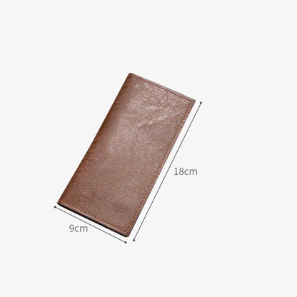 PU Leather Long Wallet For Men Durable Multiple Slots Men Card Holder Thin Soft Men Wallet Card Bag Large Banknote  Money Purses