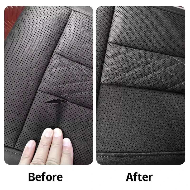 Self-Adhesive Faux Leather Repair Patch Perforated Breathable Material for Sofa,Car Seat,Furniture Interior Repairs Leather Tape