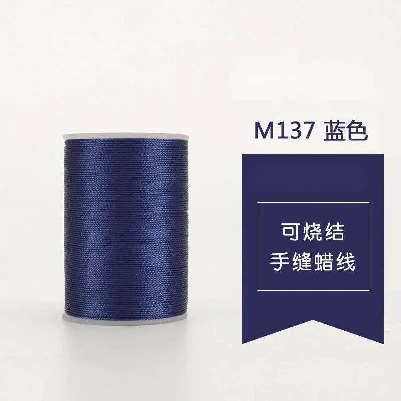 Hand High Quality Durable 0.35/0.45/0.55mm Leather Waxed Flat Wax Thread Cord For DIY Handicraft Tool Stitching Thread