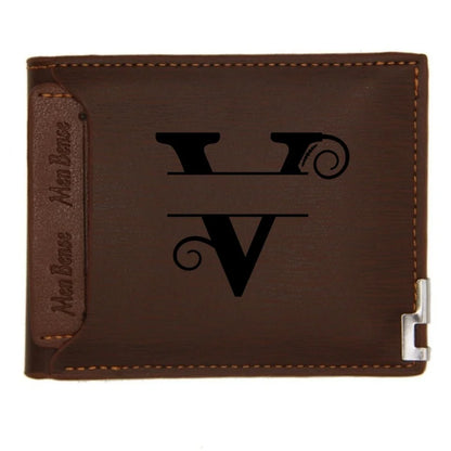 Personalized Leather Wallet for Men – Custom Engraved Name or Monogram –   Bifold Wallet – Custom Gift for Dad,
